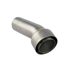 Dezibelkiller AKRAPOVIC in V4A zu OVAL (Aussen: 53mm / Innen: 38mm / Lang