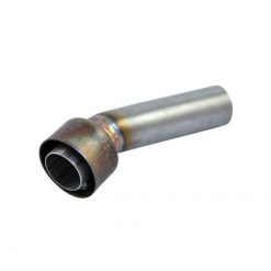 Dezibelkiller AKRAPOVIC in V4A zu OVAL (Aussen: 43mm / Innen: 28mm / Lang