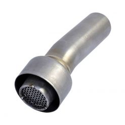 Dezibelkiller AKRAPOVIC in V4A zu OVAL (Aussen: 48mm / Innen: 28mm / Lang