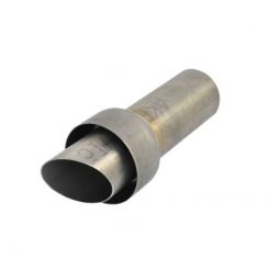 Dezibelkiller AKRAPOVIC in V4A zu HEXAGONAL (Aussen: 53mm / Innen: 38mm /