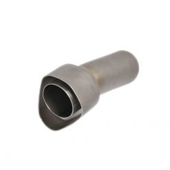 Dezibelkiller AKRAPOVIC in V4A zu HEXAGONAL (Aussen: 65 x 46mm / Innen: 32