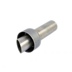 Dezibelkiller AKRAPOVIC in V4A zu HEXAGONAL RECHTS (Aussen: 53mm / Innen: