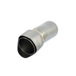 Dezibelkiller AKRAPOVIC in V4A zu HEXAGONAL (Aussen: 70 x 50mm / Innen: 40