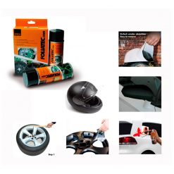 Sprühfolie FOLIATEC (Sprayplast) in SCHWARZ-GLANZ (2x 400ml)