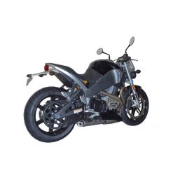 Auspuff REMUS RUND 2x Ø 94mm in EDELSTAHL MATT zu Buell (CH- Homologiert)