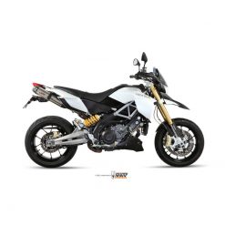 Auspuff MIVV SUONO in Edelstahl zu Aprilia (CH- Homologiert) ben. Kat. Art