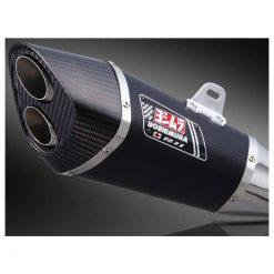 Auspuff Yoshimura R-11 (Dual Exit) in Metal Magic mit Carbon Cap zu Suzuki