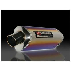 Auspuff Yoshimura TRI-OVAL in Titan Blau zu Suzuki (CH Homologiert)