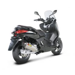 Auspuff AKRAPOVIC STREET LEGAL (SLIP-ON) in TITAN mit CARBON-ENDCAP zu Yam