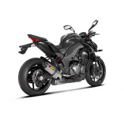 Auspuff AKRAPOVIC SLIP-ON in TITAN mit CARBON-ENDCAP zu Kawasaki (CH Homol