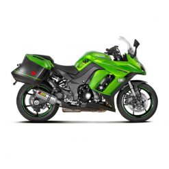 Auspuff AKRAPOVIC SLIP-ON in TITAN mit CARBON-ENDCAP zu Kawasaki (CH Homol