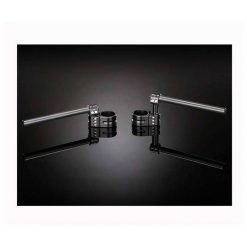 Stummellenker ABM MULTICLIP TOURING (40-70mm) Ø 22mm in SCHWARZ zu Ø 45mm