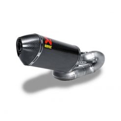 Auspuff AKRAPOVIC SLIP-ON in CARBON mit CARBON-ENDCAP zu Honda (CH Homolog