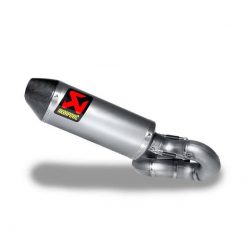 Auspuff AKRAPOVIC SLIP-ON in TITAN mit CARBON-ENDCAP zu Honda (CH Homologi