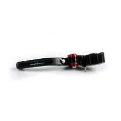 Kupplungshebel PAZZO RACING KLAPPBAR - KURZ in schwarz / Versteller in rot