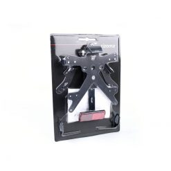 Kennzeichenhalter RIZOMA in SCHWARZ zu Yamaha inkl. Kennzeichenbeleuchtung