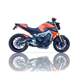 Auspuffanlage IXIL DUAL HYPERLOW (L3XB) in SCHWARZ mit END- CAP in ALU zu