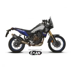 Auspuff EXAN Oval Rally in carbon zu Yamaha (CH-Hom)