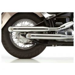 Auspuff FALCON CROMO LINE (2 in 2) in Inox zu Yamaha (CH-Homologiert)
