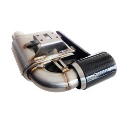 Auspuffanlage IXIL SUPER XTREM (SX1) in INOX mit END- CAP in CARBON zu Hon