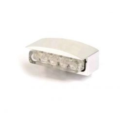 Kennzeichenbeleuchtung CT MINI LED aus ALU in SILBER (43x16x22.7mm) (E-Hom