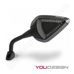 Einsatz BARRACUDA (Paar) in CARBON LOOK aus Kunststoff zu R/D-Vision Art.