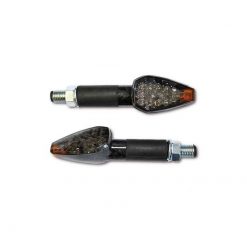 Blinker SHIN YO (Paar) PEAK mit LED in CARBON LOOK/GETOENT (M8 - 46 x 27 x