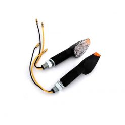 Blinker HIGHSIDER smart (Paar) PEAK mit LED in SCHWARZ/KLAR (M8 - 46 x 27 x 27mm