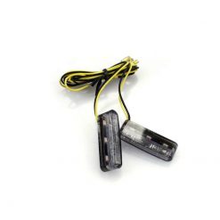 Blinker SHIN YO (Paar) SHORTY 2 PRO mit LED KLAR zum kleben (40 x 8 x 13mm