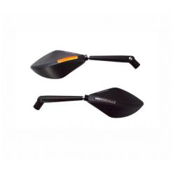 Rückspiegel HIGHSIDER TOREZZO mit LED Blinker aus ALU in SCHWARZ benötigt