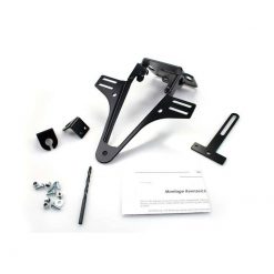 Kennzeichenhalter HIGHSIDER TYP 2 in SCHWARZ UNIVERSAL, Montagefläche 102x