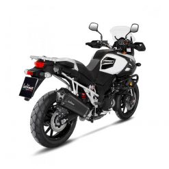 Auspuff LeoVince LV-12 in inox-schwarz zu Suzuki (CH-Hom)