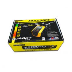 Batterieladegerät MOTOBATT PDC2x2A, 12V/2A, für 2 Batterien mit 4-100Ah, 9