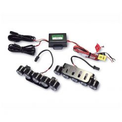 Tagfahrlicht HIGHSIDER (Paar) PENTA 2 aus ALU in SCHWARZ mit 2x 5 Power LE