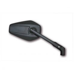 Rückspiegel SHIN YO (Paar) BOOSTER 2 aus ALU in SCHWARZ M10x1.25 inkl. Ada