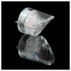 Rücklicht SHIN YO NOSE mit LED mit Glas KLAR (Ø 42x25/55mm) inkl. Kennzeic