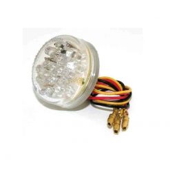 Rücklicht SHIN YO (Paar) DISC mit LED KLAR zum schrauben M6x16 (Ø 37 x 18m