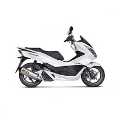 Auspuff AKRAPOVIC (SLIP-ON) in TITAN mit CARBON-ENDCAP zu Honda (CH Homolo