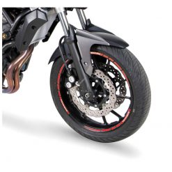 Felgenband BARRACUDA (Set für ein Motorrad) in ROT