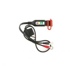 Batterieanschlussset tecMATE M6 mit Sicherung, Batt. Statusanzeige, witter