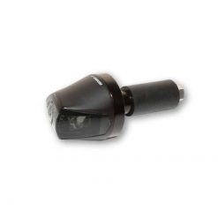 Blinker KOSO (1 Stück) KNIGHT mit 1LED ALU in SCHWARZ/GETOENT (Ø 36x36.5mm