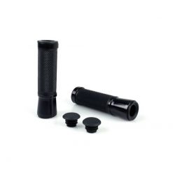 Griffe SHIN YO (Paar) STREET (Ø 22 x 135mm) in SCHWARZ mit abnehmbaren End