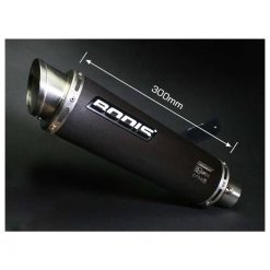 Auspuff BODIS GPC3-X2 in INOX/SCHWARZ (SS/BL) zu Suzuki (CH- Homologiert)