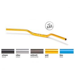 Lenker LSL SUPERBIKE KONI (X01) Ø 22/28.6mm aus Alu in SCHWARZ MATT (B 760