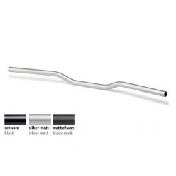 Lenker LSL STREET BAR (A00) Ø 25.4mm aus Alu in SCHWARZ MATT (B 850 x H 60