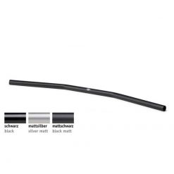 Lenker LSL DRAG BAR WIDE (AD2 LL) Ø 25.4mm aus Alu mit KB in SCHWARZ MATT