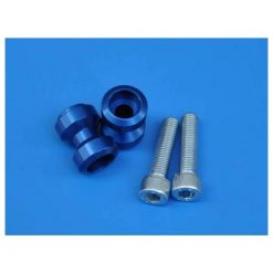 Ständeraufnahmen MP (Paar) in Blau zu Kawasaki mit Gewinde M10 x 1.25mm