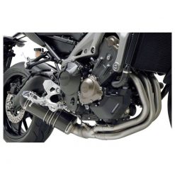 Auspuffanlage TERMIGNONI RELEVANCE in EDELSTAHL/CARBON zu Yamaha (CH Homol
