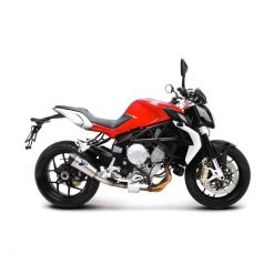 Auspuff TERMIGNONI CONIC SLIP-ON in TITAN/CARBON zu MV Agusta (CH Homologi