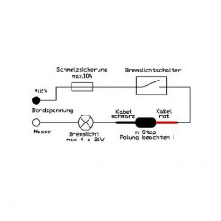 Bremslichtmodulator / Blinkerabschalter motogadget m-STOP digital ab 6V /